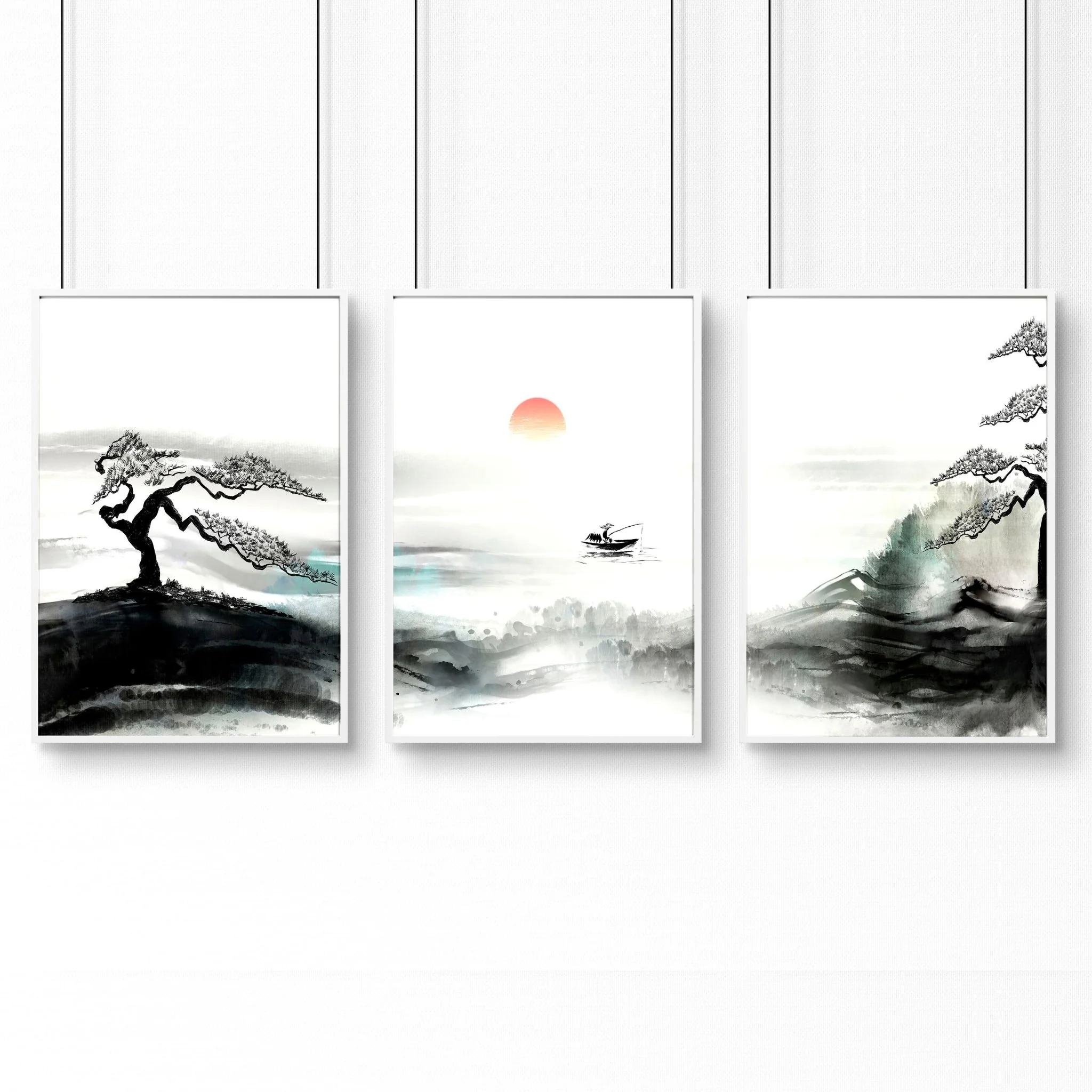 Living Room Modern Wall Art | Set of 3 wall art prints - Image 10