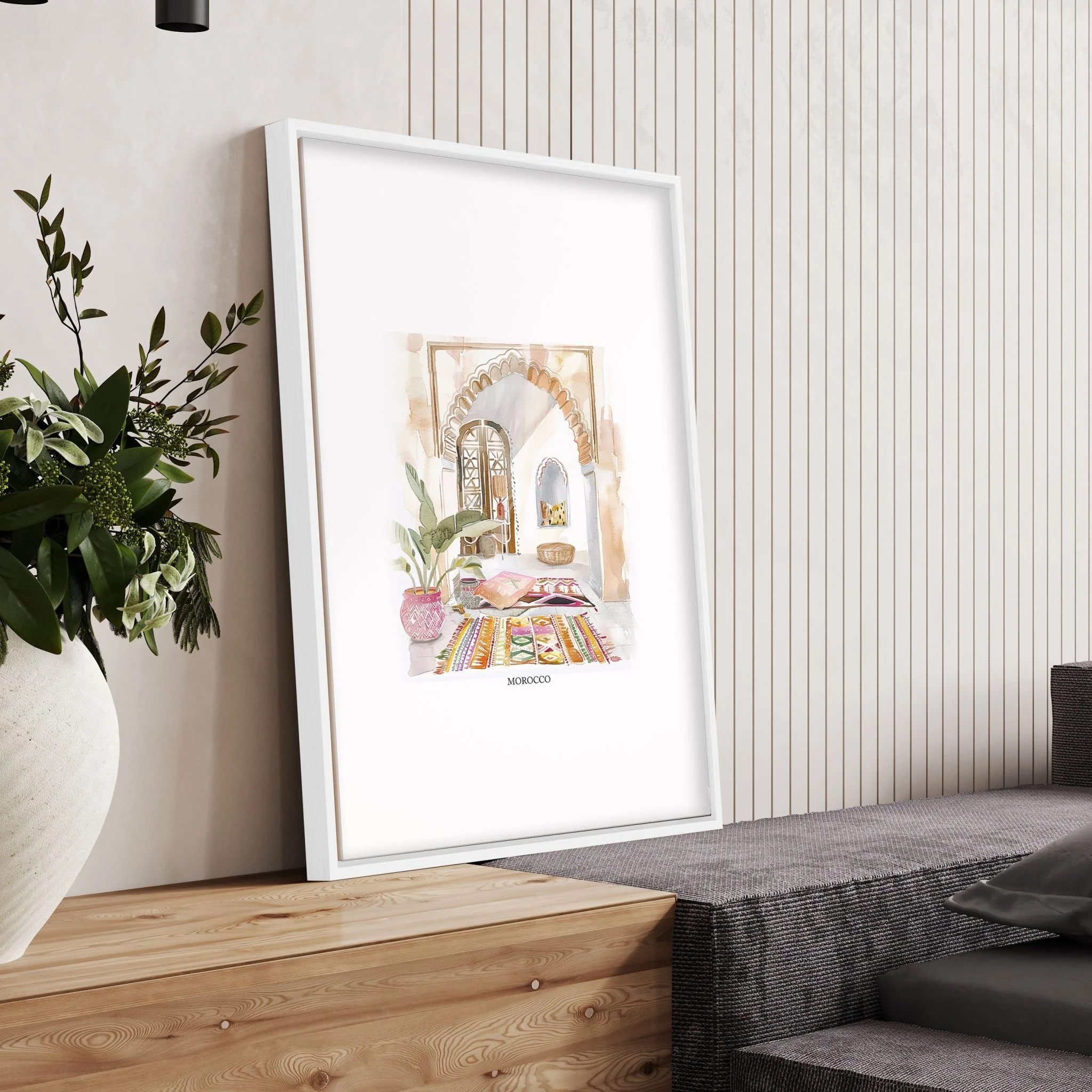 Living Room Paintings | Set of 3 Moroccan Inspired Wall art Prints - Image 8