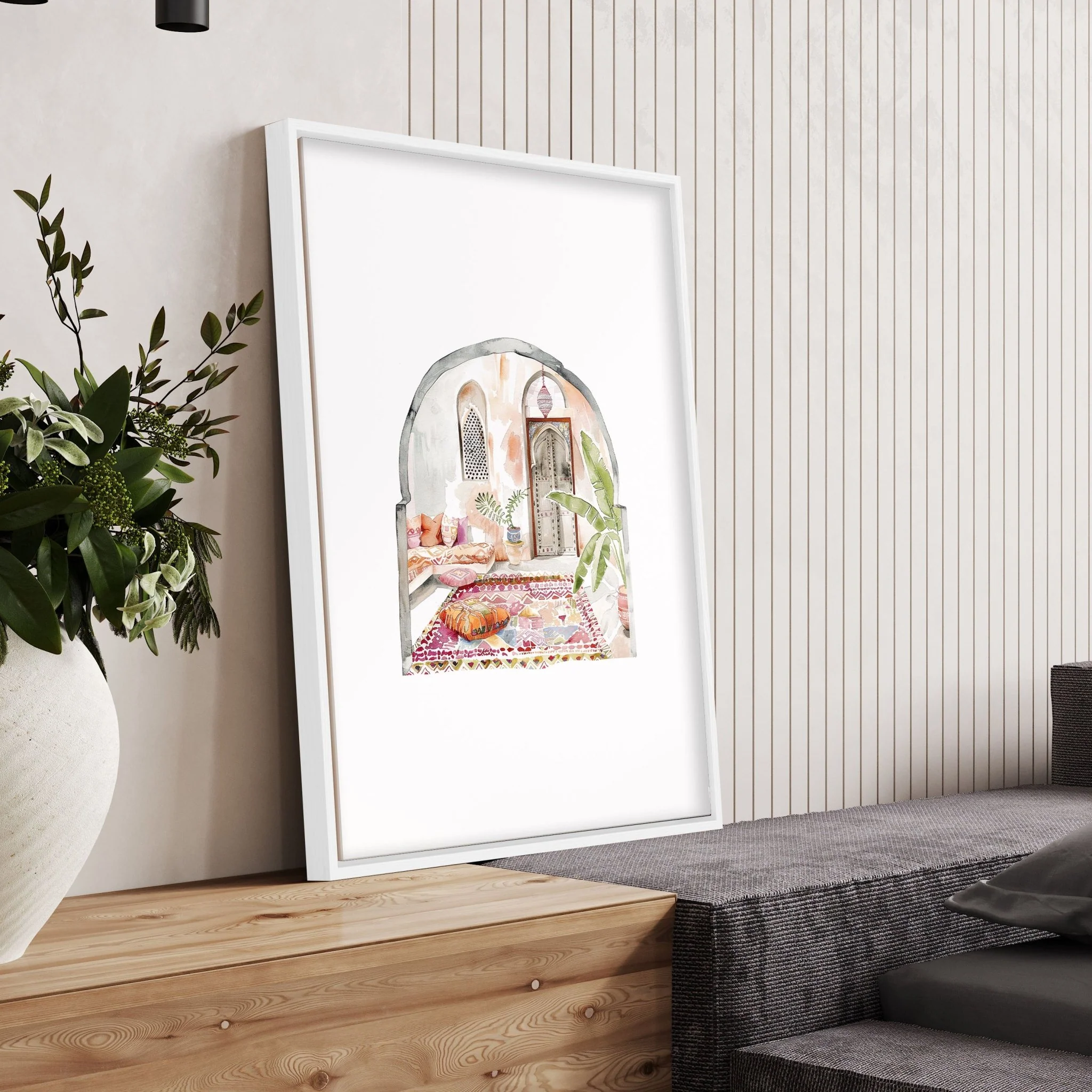 Living Room Paintings | Set of 3 Moroccan Inspired Wall art Prints - Image 9