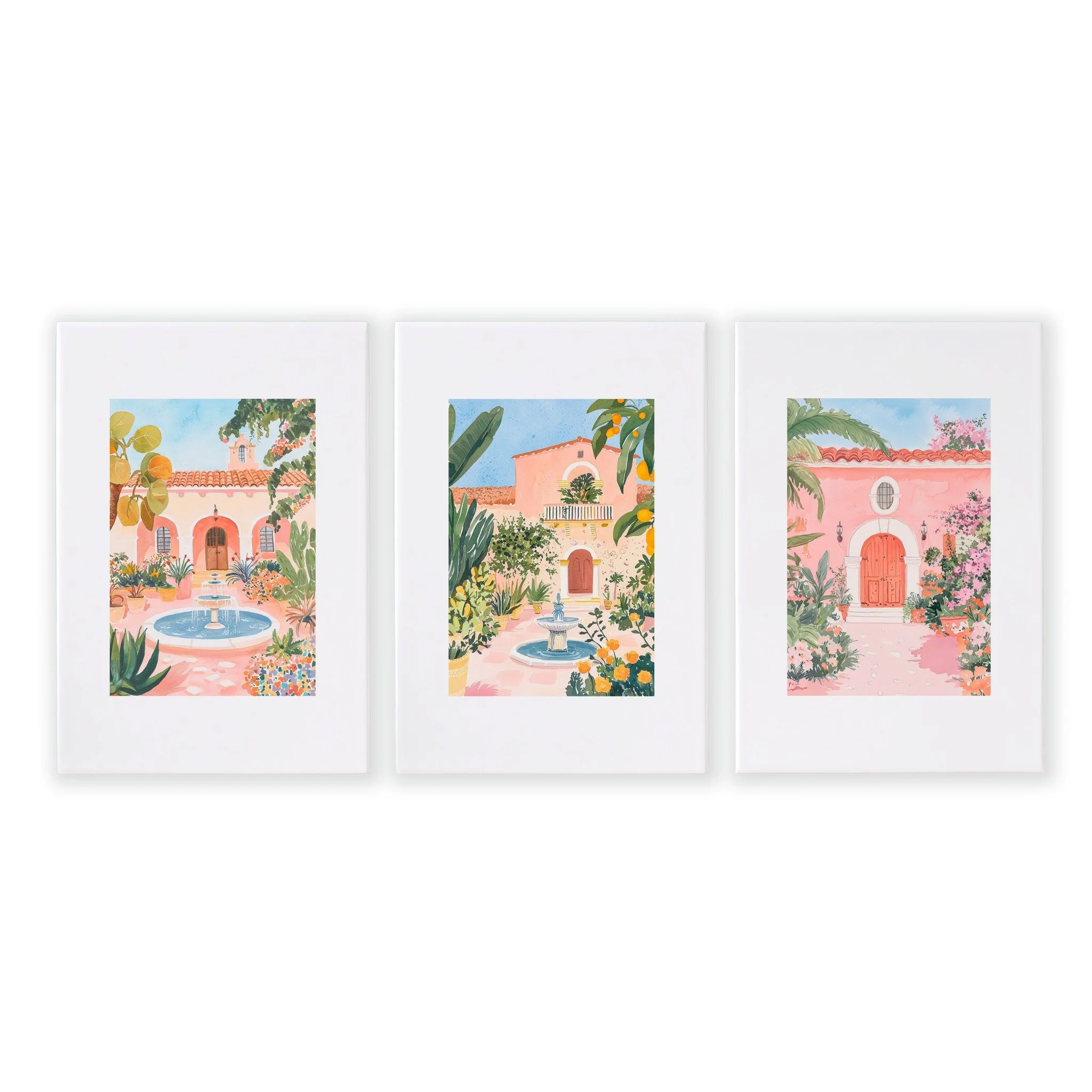 Living Room Pictures Decoration | Set of 3 Beach Decor Wall art Prints - Image 15