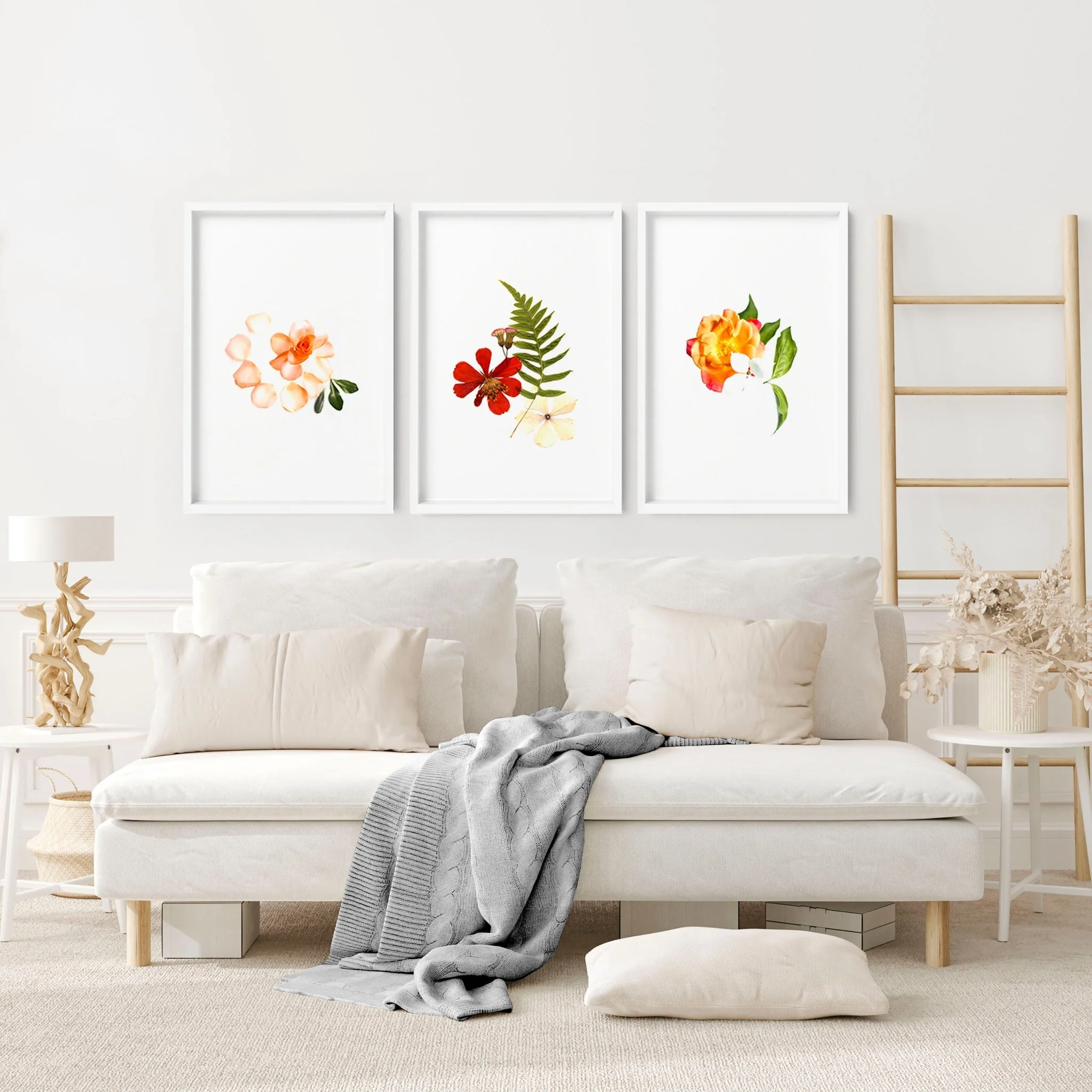 Living room print | set of 3 wall art - Image 8