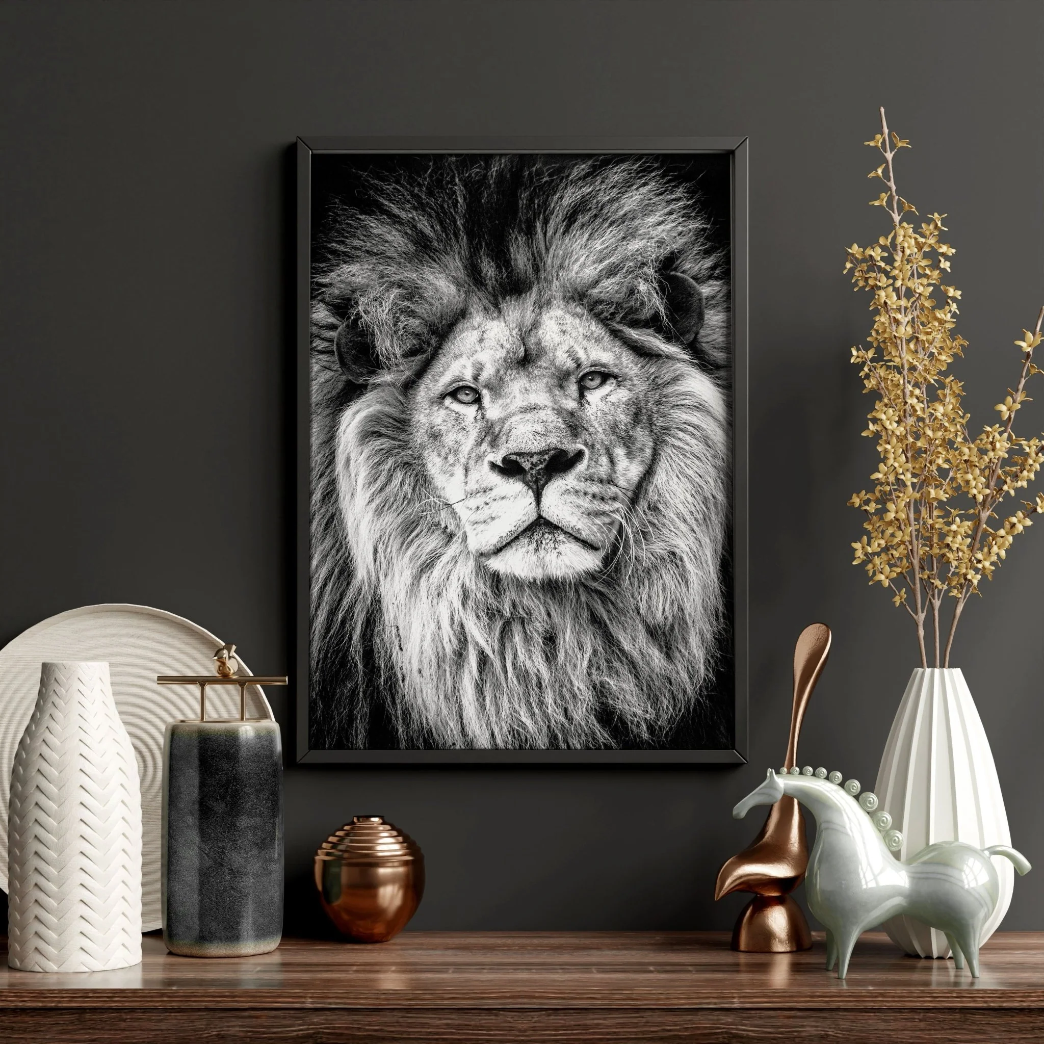 Living Room Wall Art Canvas | Set of 3 African Wildlife Wall art Prints - Image 12