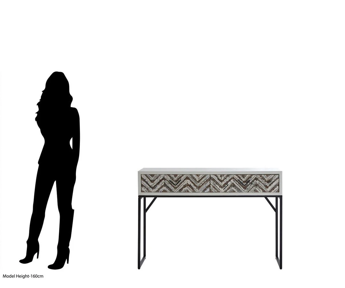 Lombok 2 Drawer Console Table - Image 13
