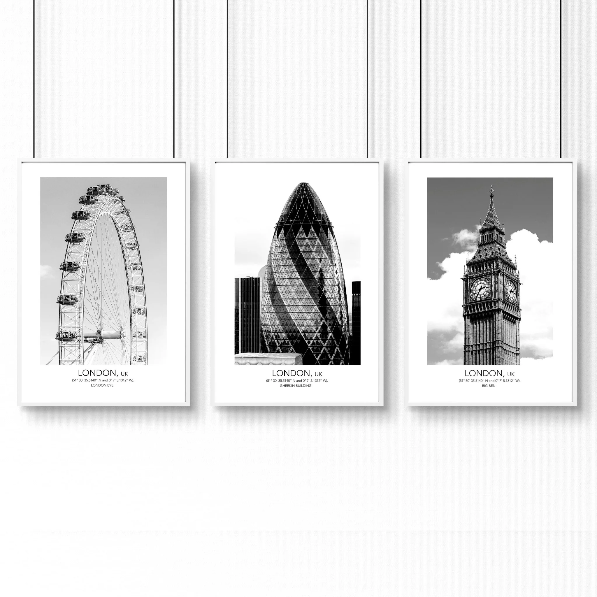 Wall pictures for living room ideas | set of 3 London wall art prints - Image 9
