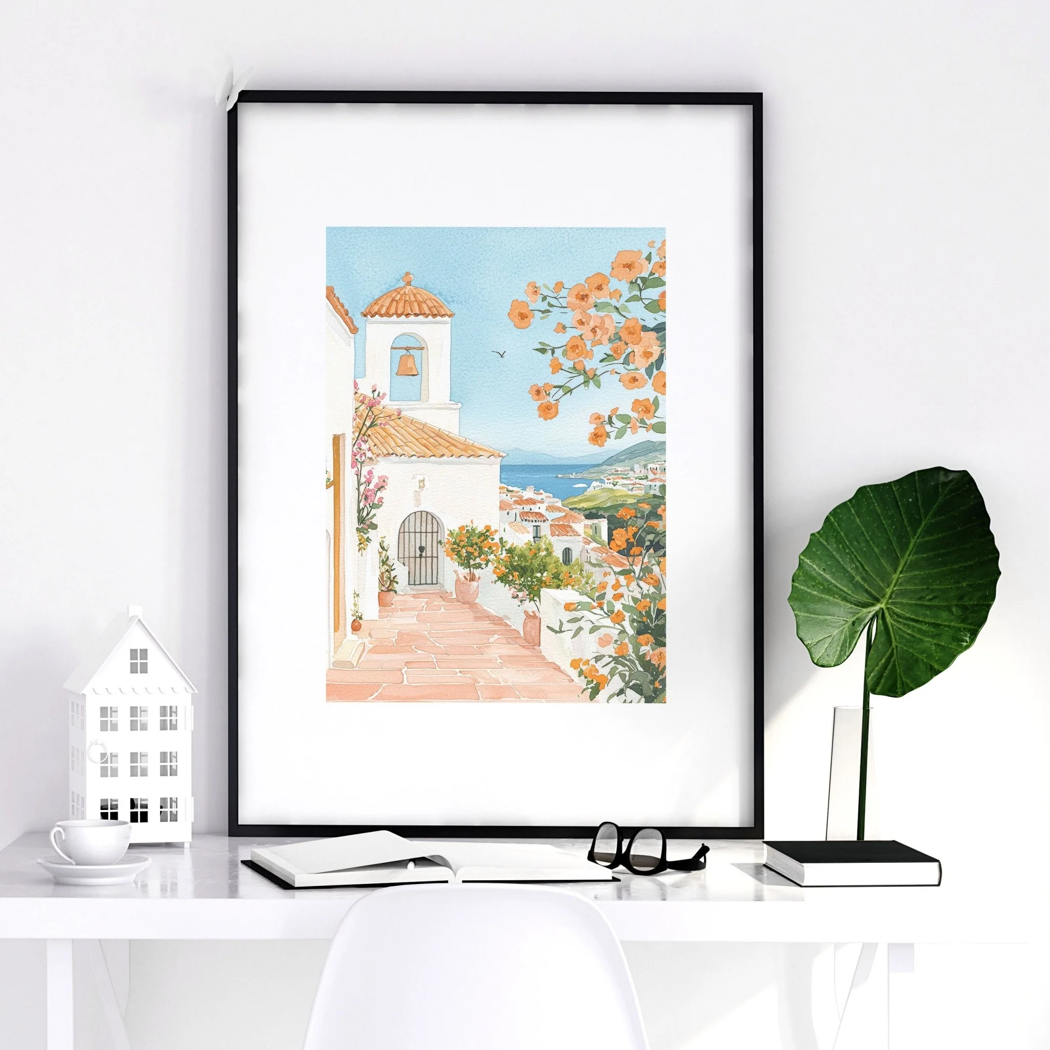Long Rectangular Wall Decor | Set of 3 Beach Decor Wall art Prints - Image 11