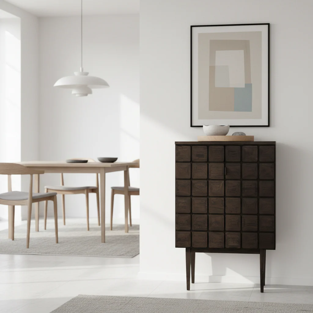 Lucca Recycled Dark Oak Cabinet - Image 5