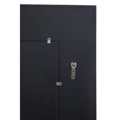 Lucca Recycled Dark Oak Floor Mirror - Image 10