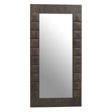 Lucca Recycled Dark Oak Floor Mirror - Image 11