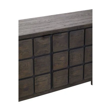 Lucca Recycled Dark Oak Sideboard - Image 8