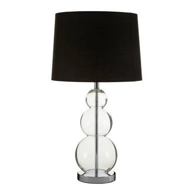 Luke Black Fabric Shade Table Lamp - Image 9