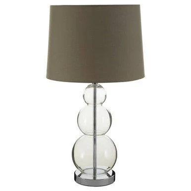 Luke Grey Fabric Shade Table Lamp - Image 5