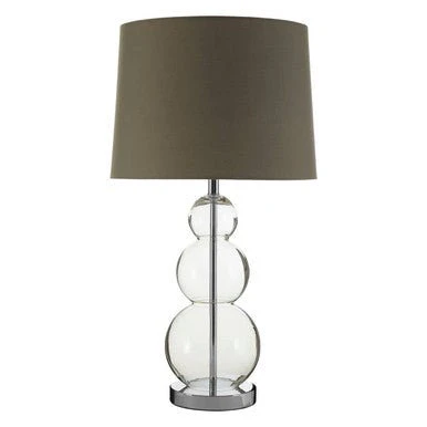 Luke Grey Fabric Shade Table Lamp - Image 9
