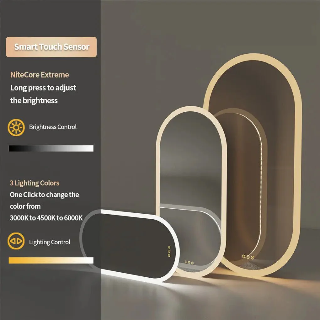 LUVODI Waterproof Illuminate Bathroom Light Vanity Mirror Frameless Touch Screen Backlit Demist Wash Basin Mirror - Image 11