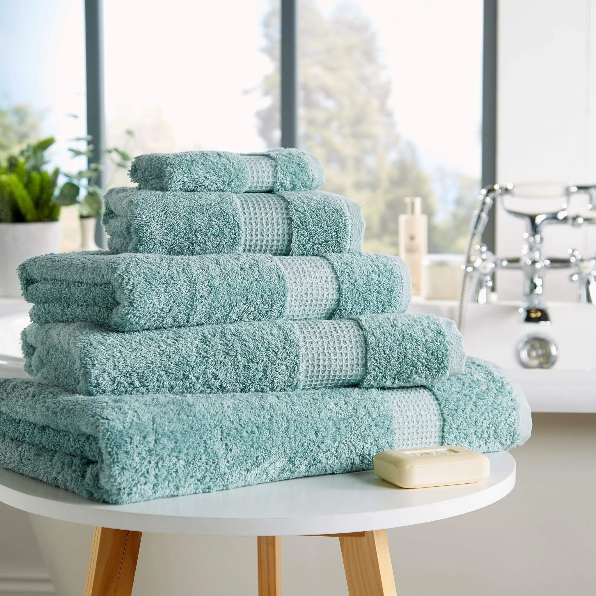 Luxe Egyptian Ultra-Soft Cotton Towels 700GSM High Absorbency Plush Spa Face Cloths Hand Towels Bath Towels XL Bath Sheets OEKO-TEX Certified - Image 4