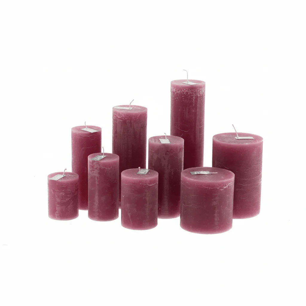 LUXURY RUSTIC CANDLE - FUCHSIA - Image 3