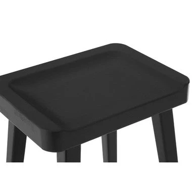 Lyon Black Oak Wood Bar Stool - Image 9