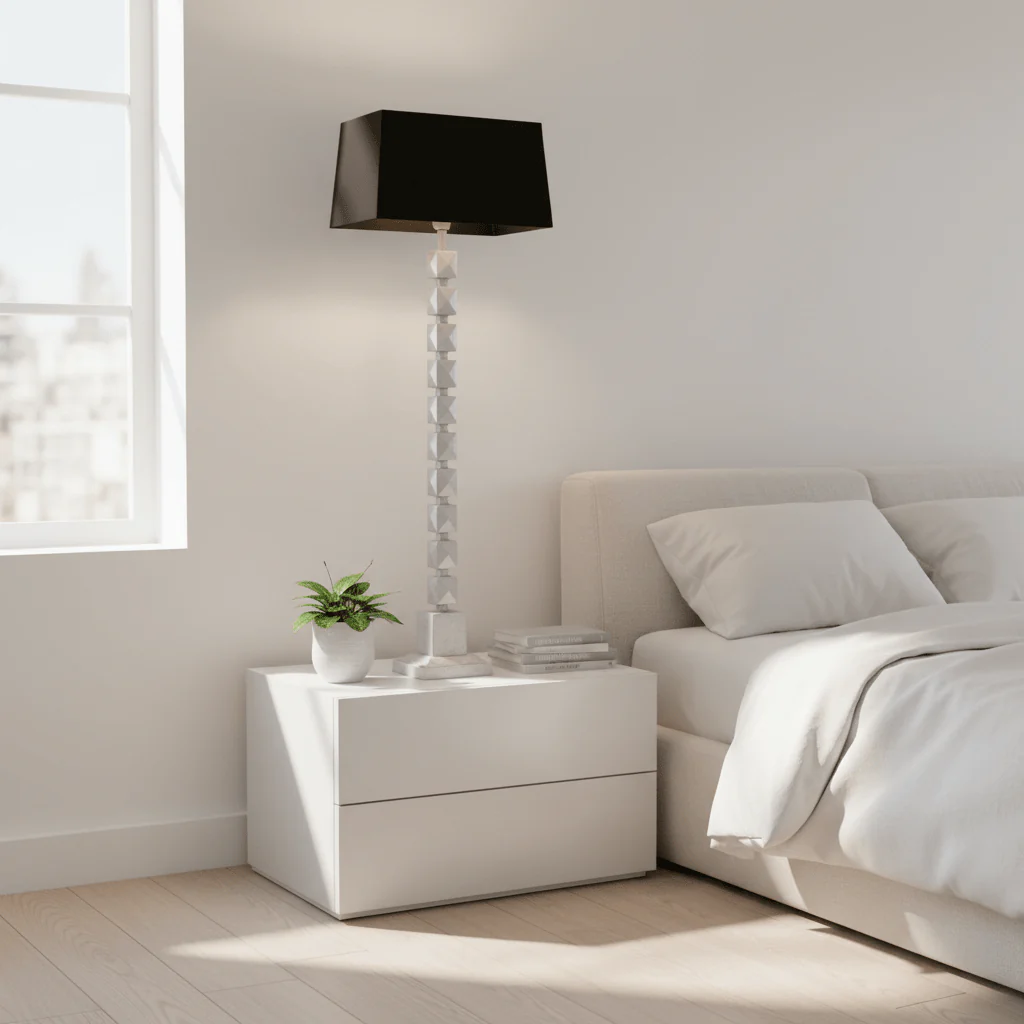 Macey Large Faceted Floor Lamp - Image 5