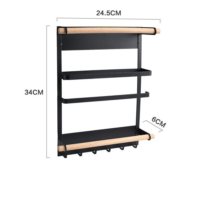 Magnetic Adsorption Refrigerator Side Rack Wall-mounted Multi-function Storage Holder - Image 8