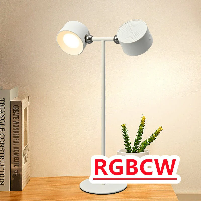 Magnetic Touchable LED USB Rechargeable Table Lamp 360 Rotate Cordless Remote Control Desk Lights Home Bedroom Wall Night Lamp - Image 17