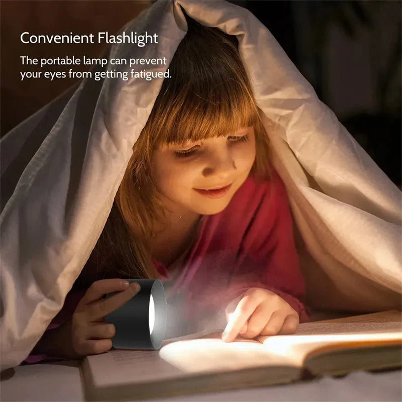 Magnetic Touchable LED USB Rechargeable Table Lamp 360 Rotate Cordless Remote Control Desk Lights Home Bedroom Wall Night Lamp - Image 4
