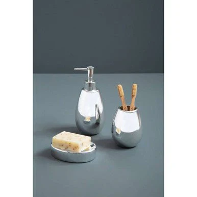 Magpie Dolomite Silver 3Pc Bathroom Set - Image 8