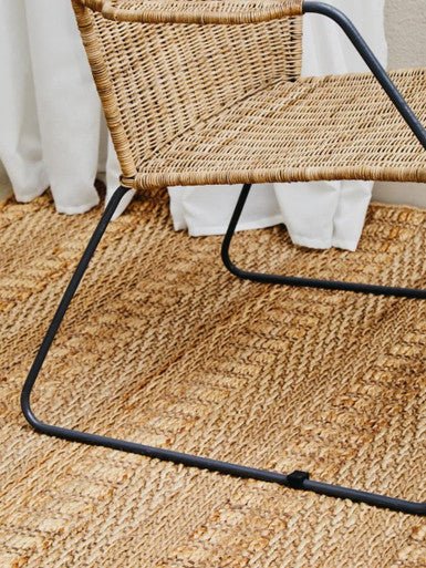 Manado Angled Design Natural Rattan Chair - Image 13