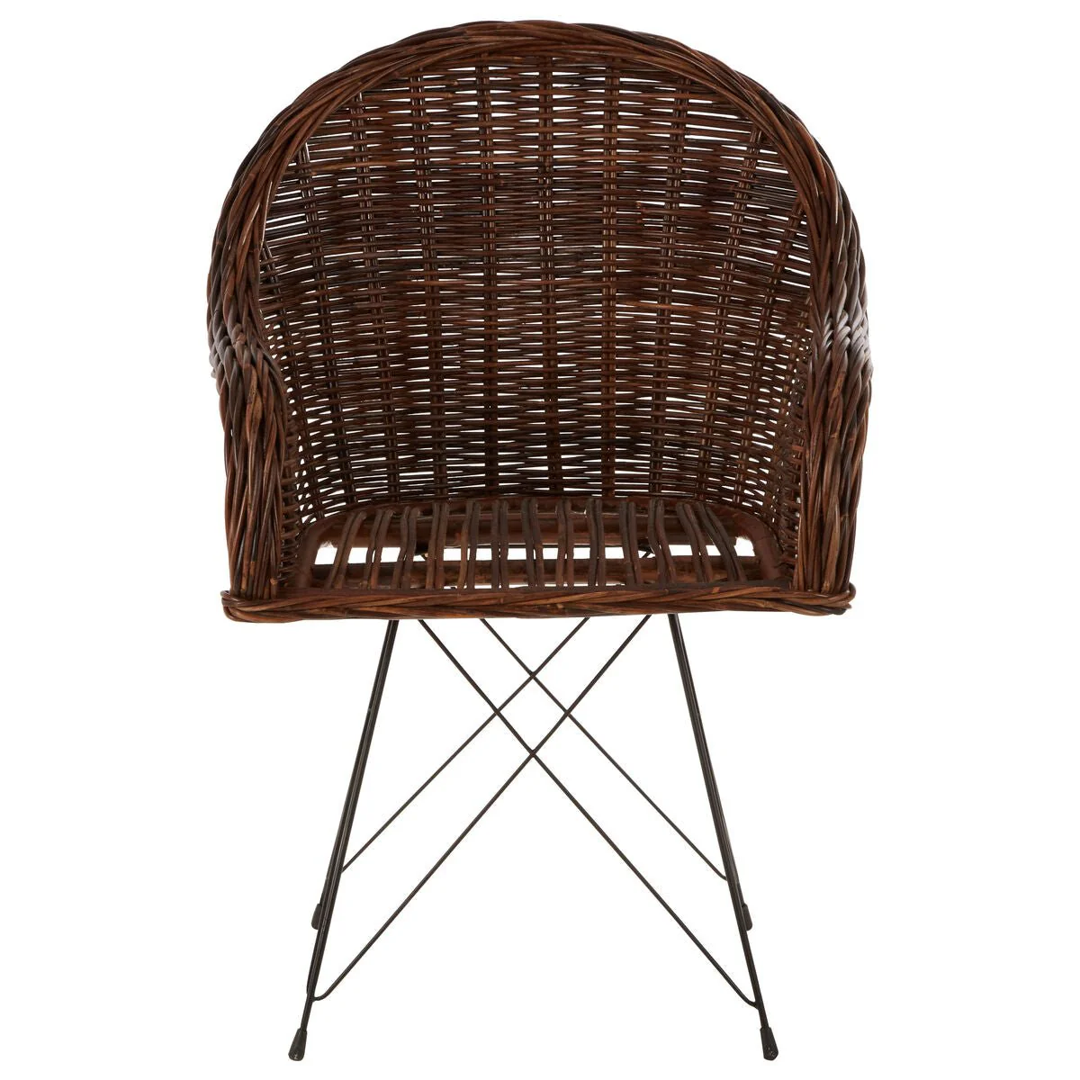 Manado Natural Croco Rattan Chair - Image 5