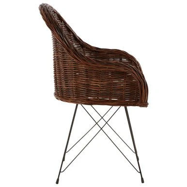 Manado Natural Croco Rattan Chair - Image 8