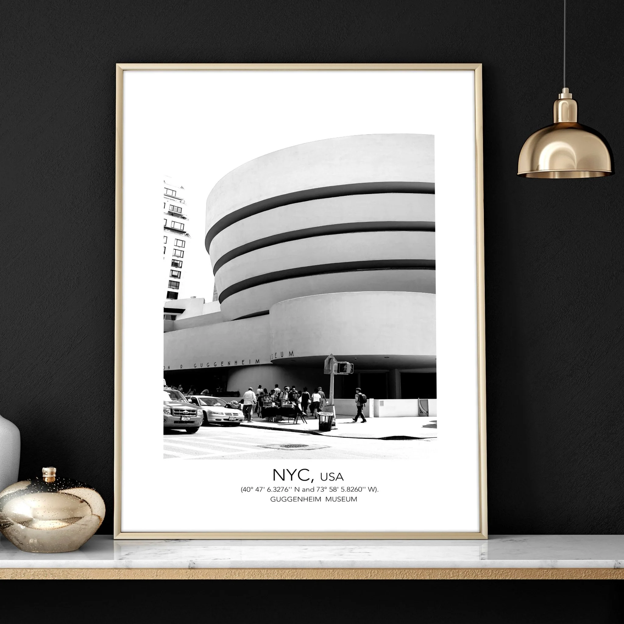 Black and white prints | set of 3 Manhattan wall art - Image 5