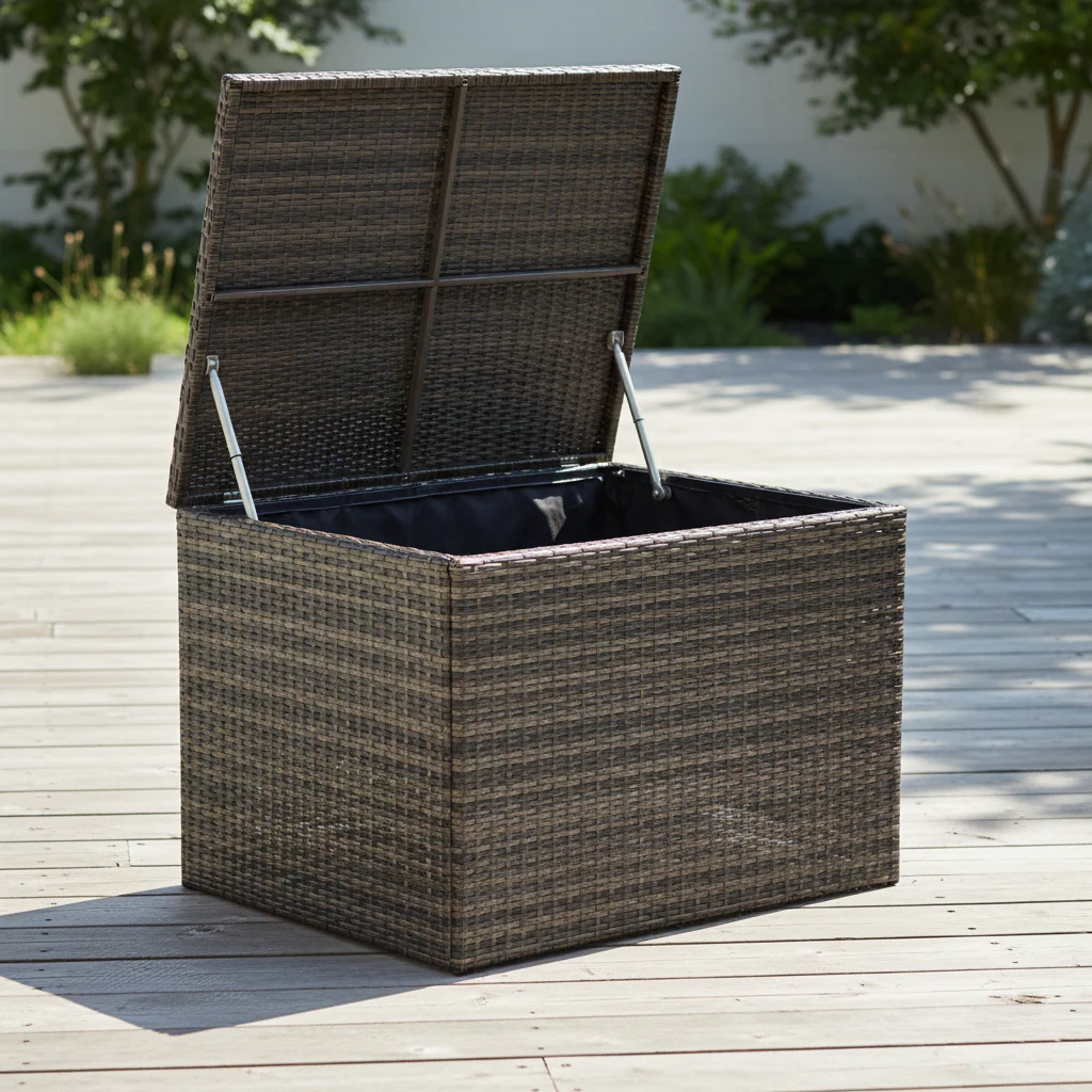 Marbella Rattan Cushion Box L.105 x W.76 x H.72cm - Image 3