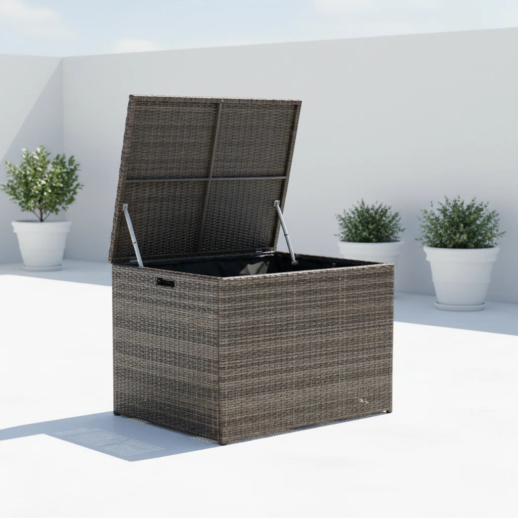 Marbella Rattan Cushion Box L.105 x W.76 x H.72cm - Image 4