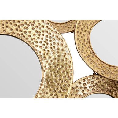 Marcia Hammered Gold Wall Mirror - Image 7