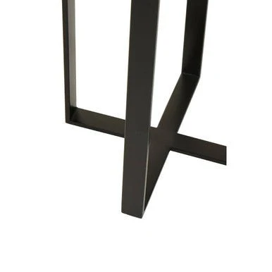 Marmara Marble Top Side Table With Black Iron Stand - Image 10