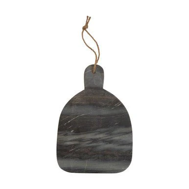 Marmore Rounded Grey Marble Chopping And Serving Board - Image 5