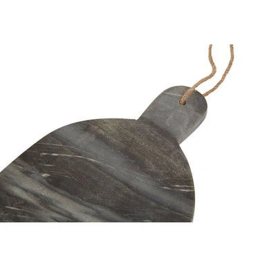 Marmore Rounded Grey Marble Chopping And Serving Board - Image 6