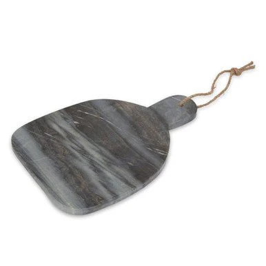 Marmore Rounded Grey Marble Chopping And Serving Board - Image 9
