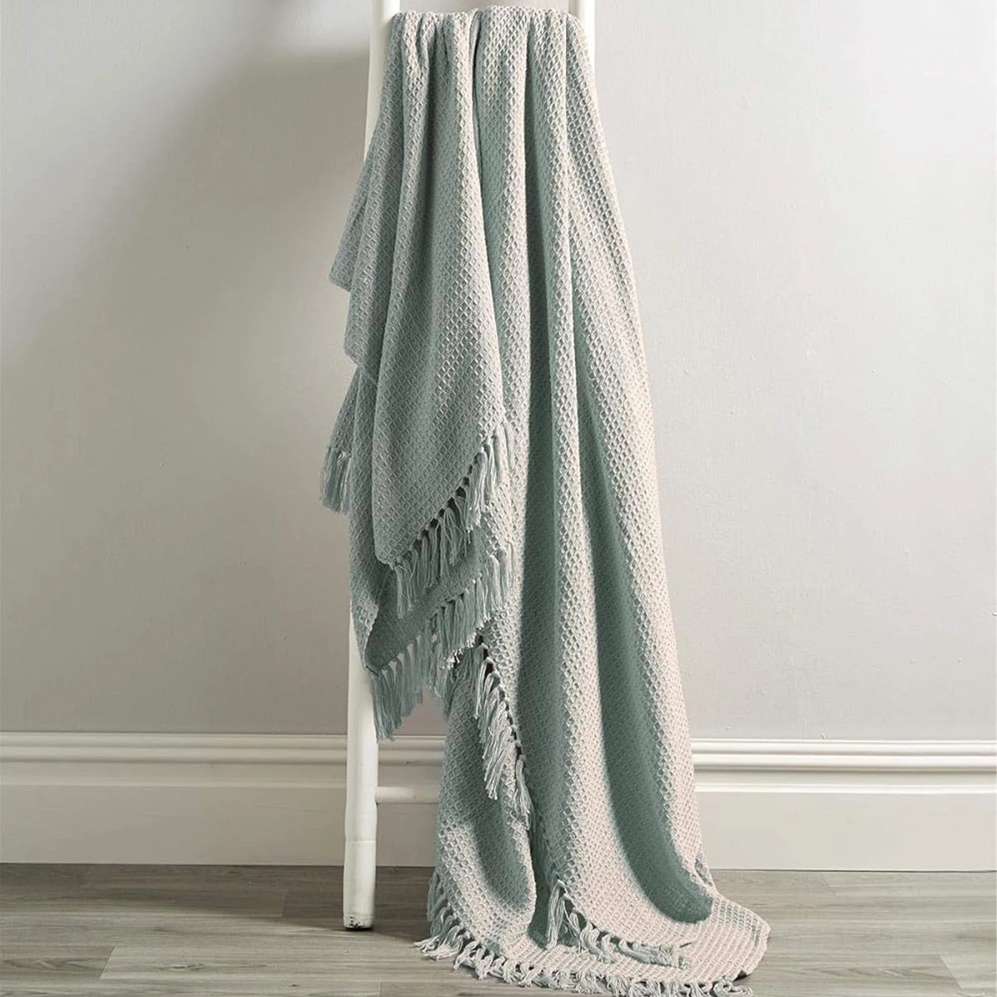 Marrakesh Eco-Friendly Super Soft Cotton Throws Lightweight Sustainable Recycled Cotton for Sofa Bed Chair Calming Colours - Image 32