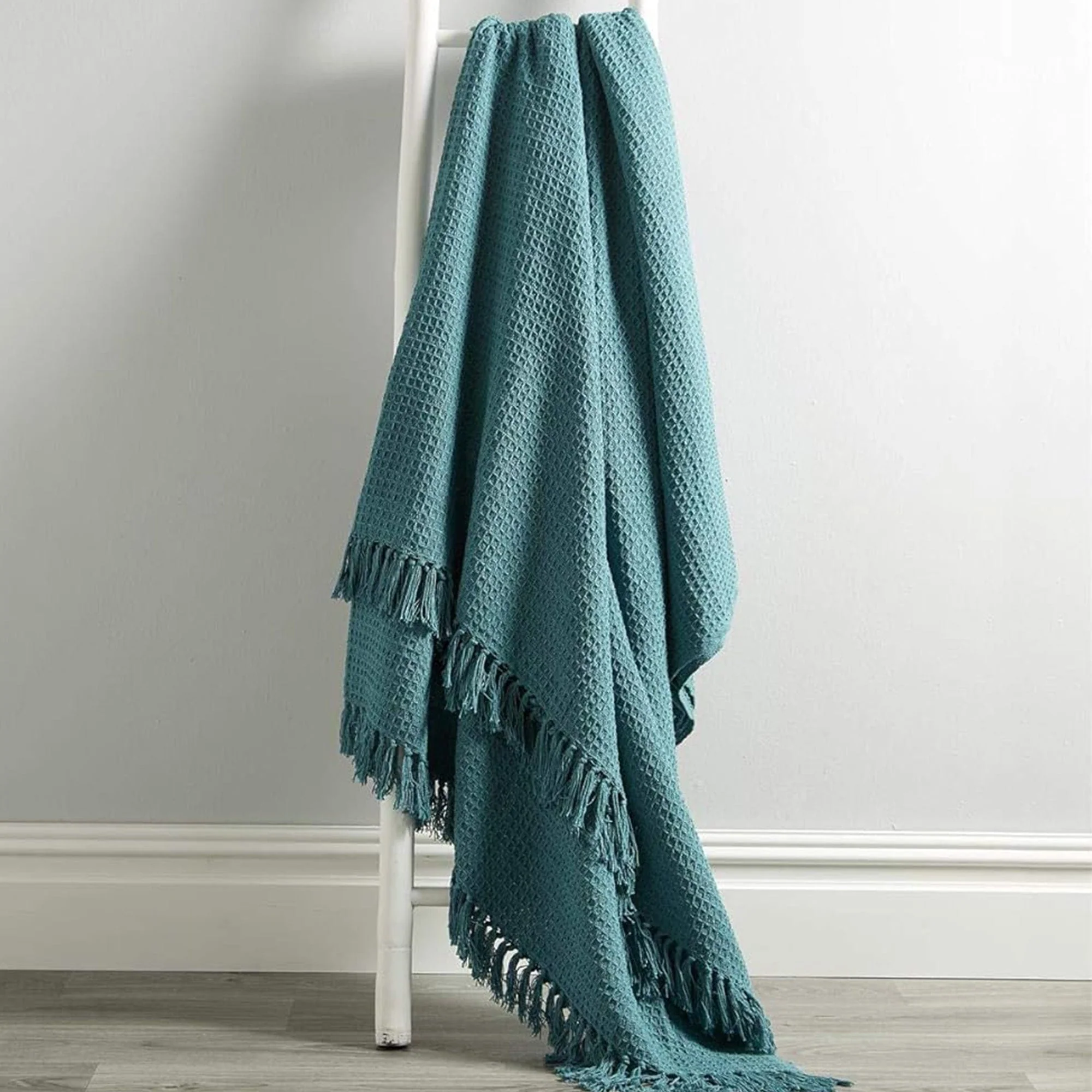 Marrakesh Eco-Friendly Super Soft Cotton Throws Lightweight Sustainable Recycled Cotton for Sofa Bed Chair Calming Colours - Image 33
