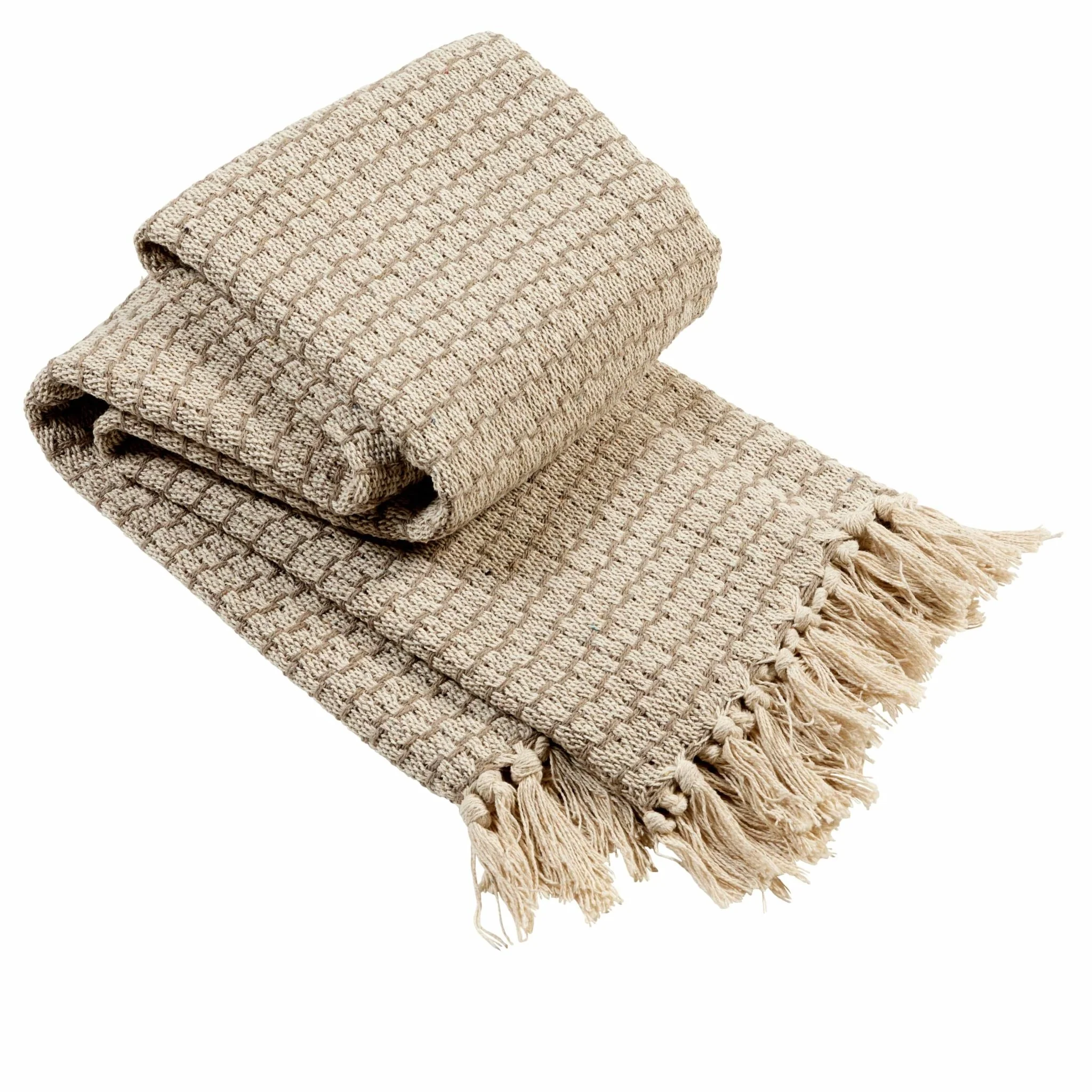 Marrakesh Eco-Friendly Super Soft Cotton Throws Lightweight Sustainable Recycled Cotton for Sofa Bed Chair Calming Colours - Image 4