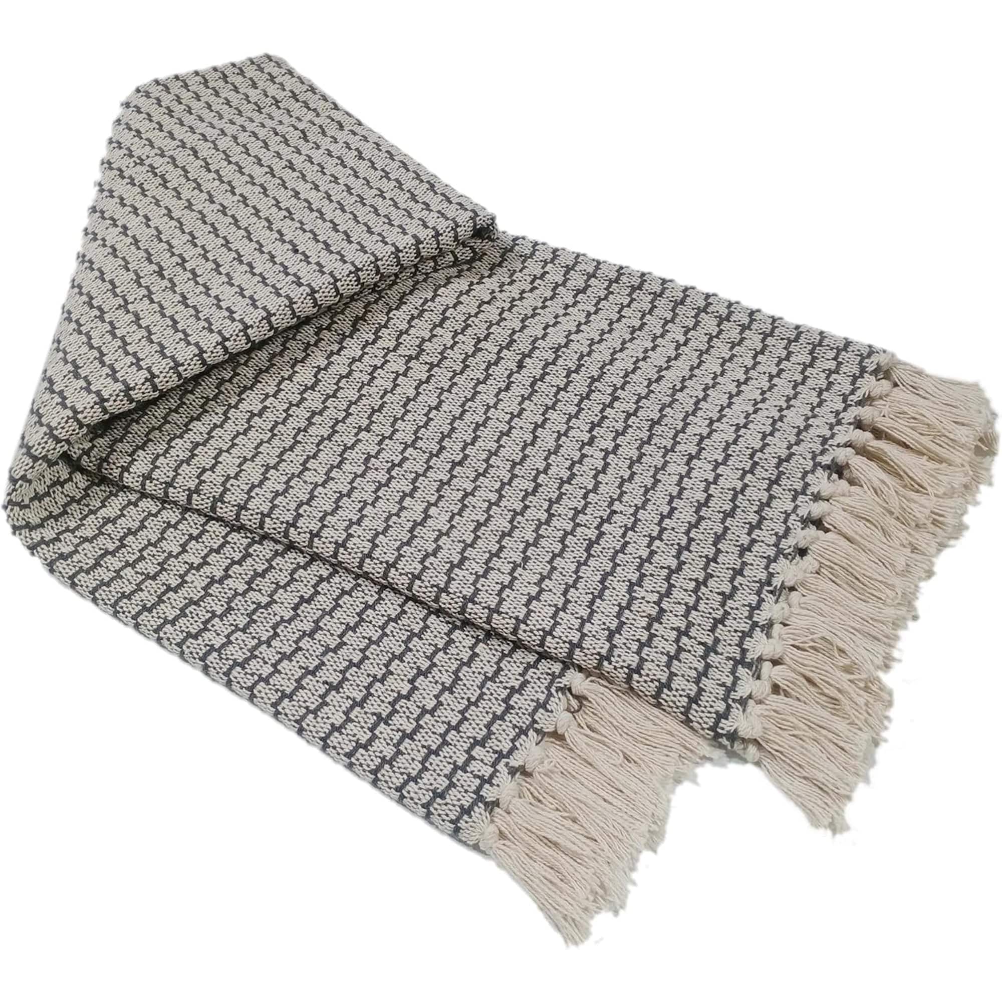 Marrakesh Eco-Friendly Super Soft Cotton Throws Lightweight Sustainable Recycled Cotton for Sofa Bed Chair Calming Colours - Image 5