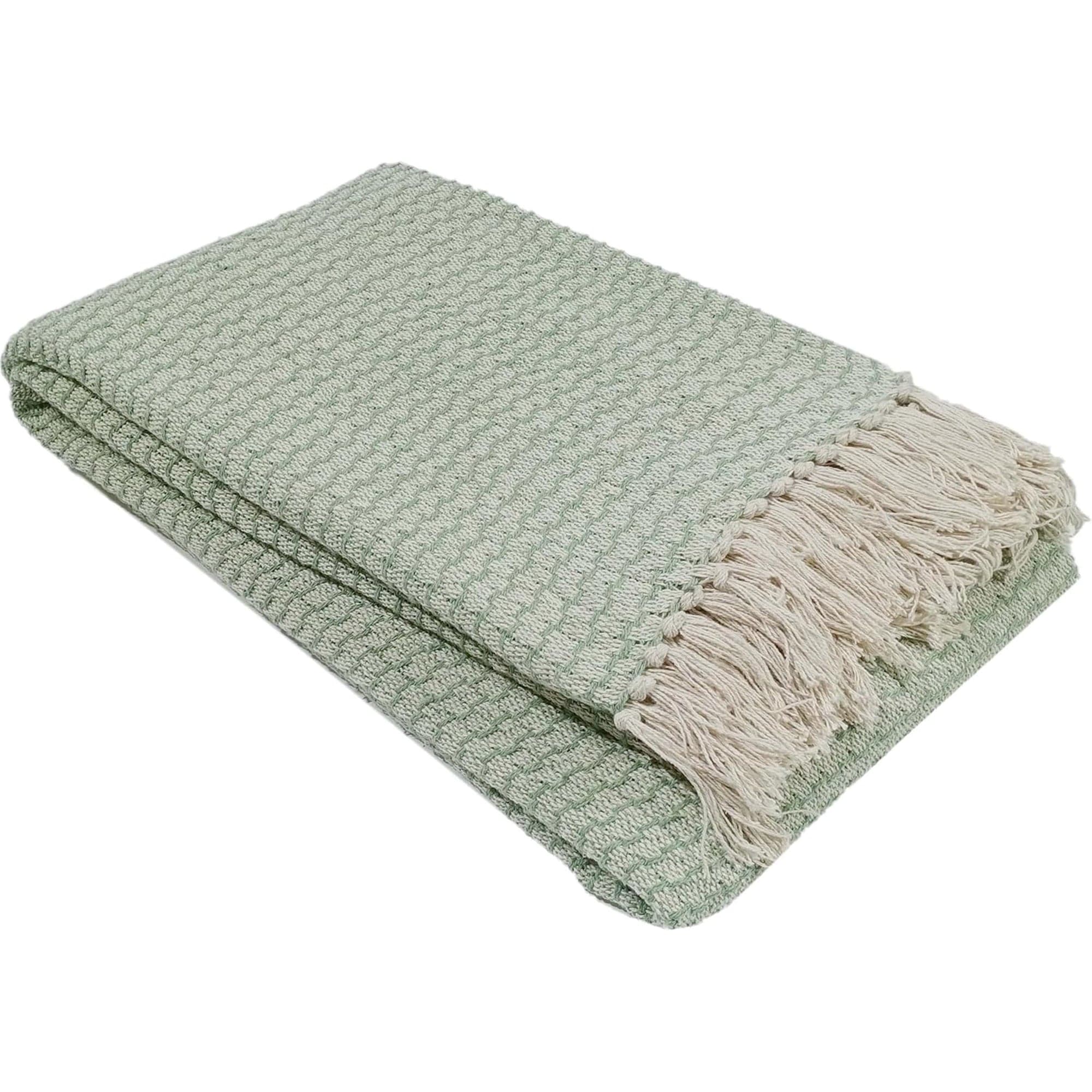 Marrakesh Eco-Friendly Super Soft Cotton Throws Lightweight Sustainable Recycled Cotton for Sofa Bed Chair Calming Colours - Image 7