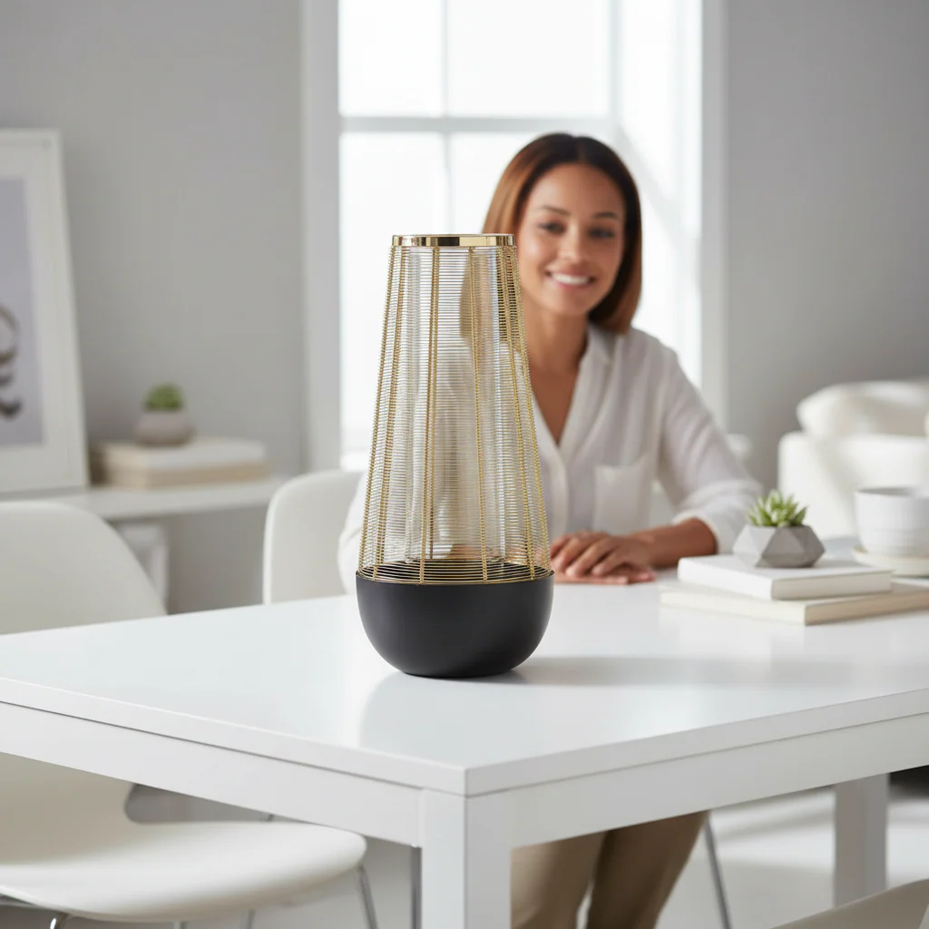 Martina Large Hurricane Lamp - Image 2