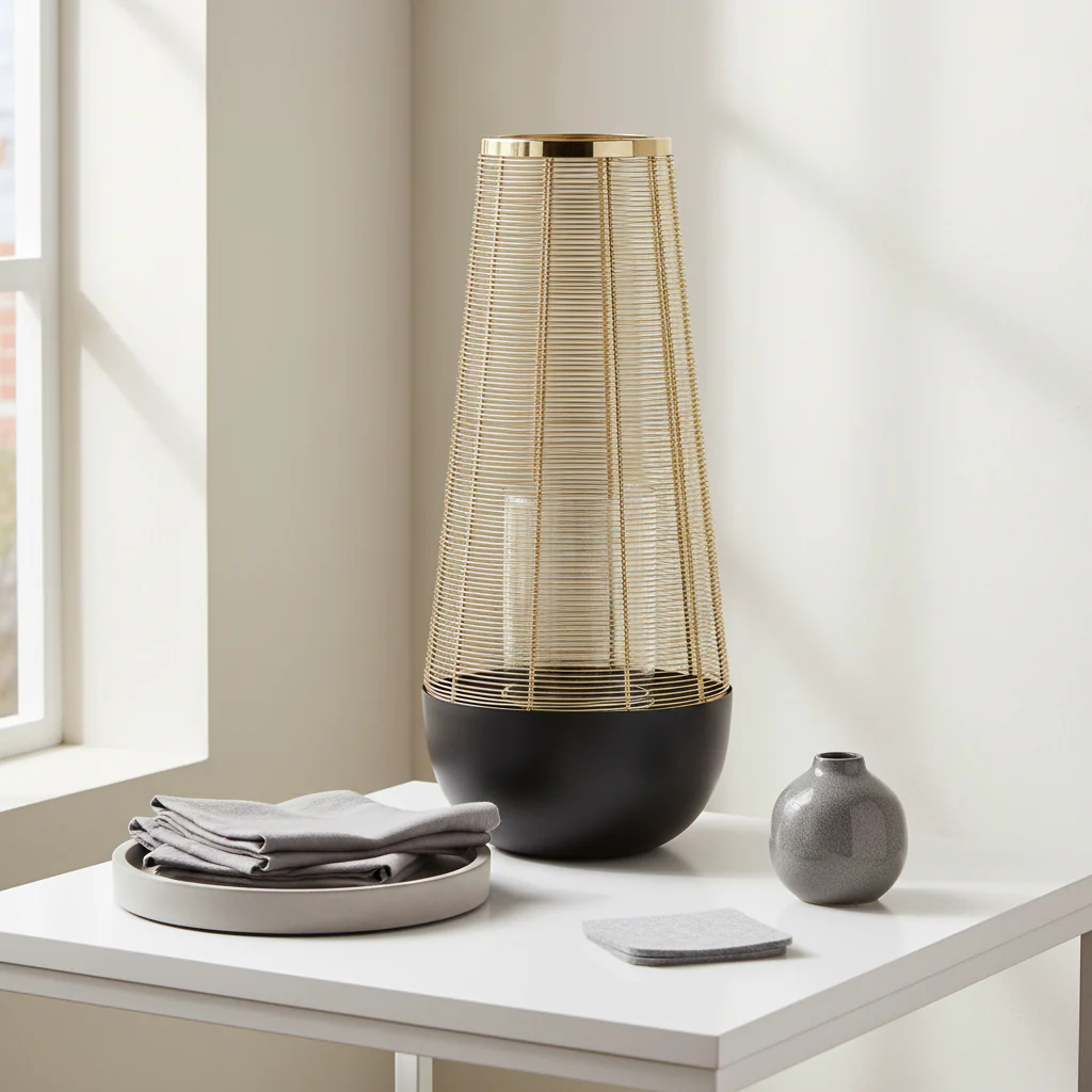 Martina Large Hurricane Lamp - Image 4