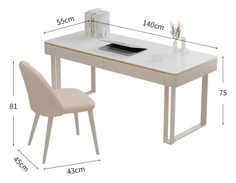 Max Office Desk - Sintered Stone - Image 16