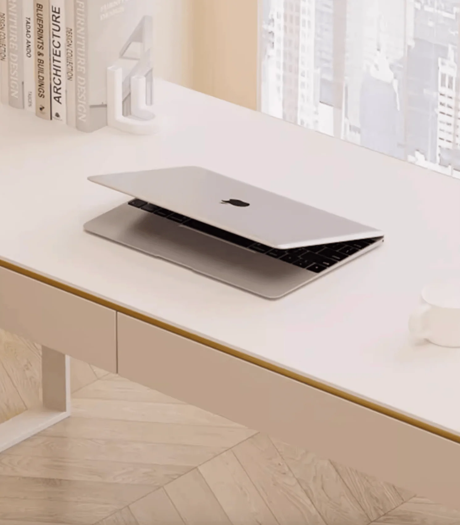 Max Office Desk - Sintered Stone - Image 6