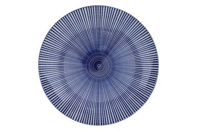 Maya 12 Piece Blue And White Dinner Set - Image 6