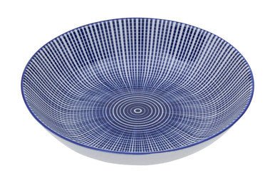 Maya 12 Piece Blue And White Dinner Set - Image 7