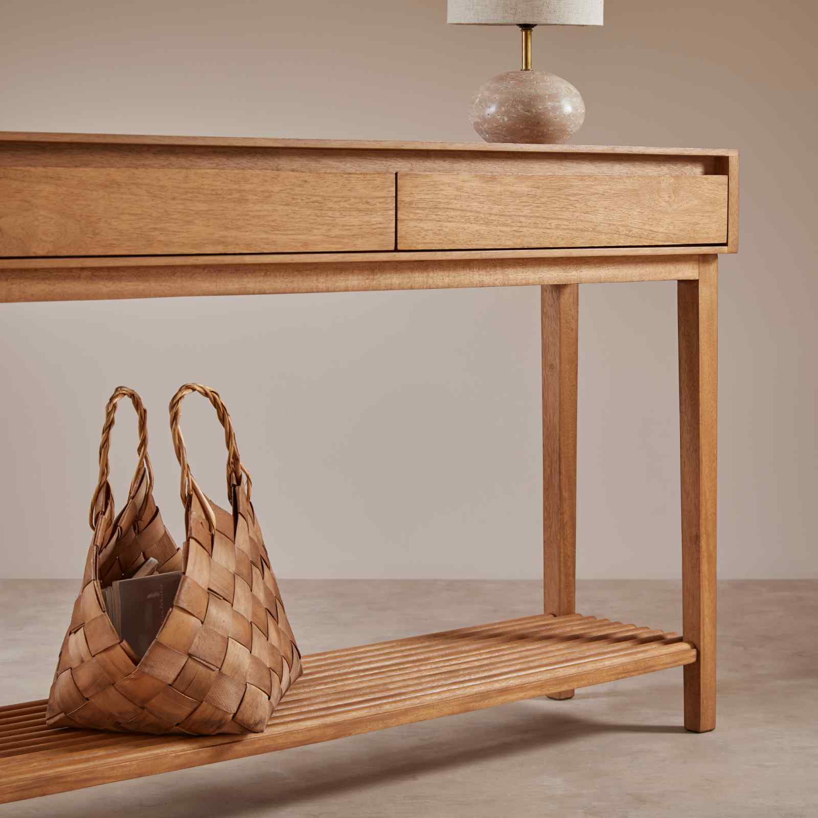 Melia Console Table with Two Drawers - Image 2