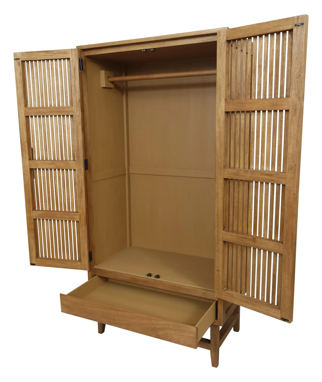 Melia Light Oak Wardrobe with Drawers - Image 7