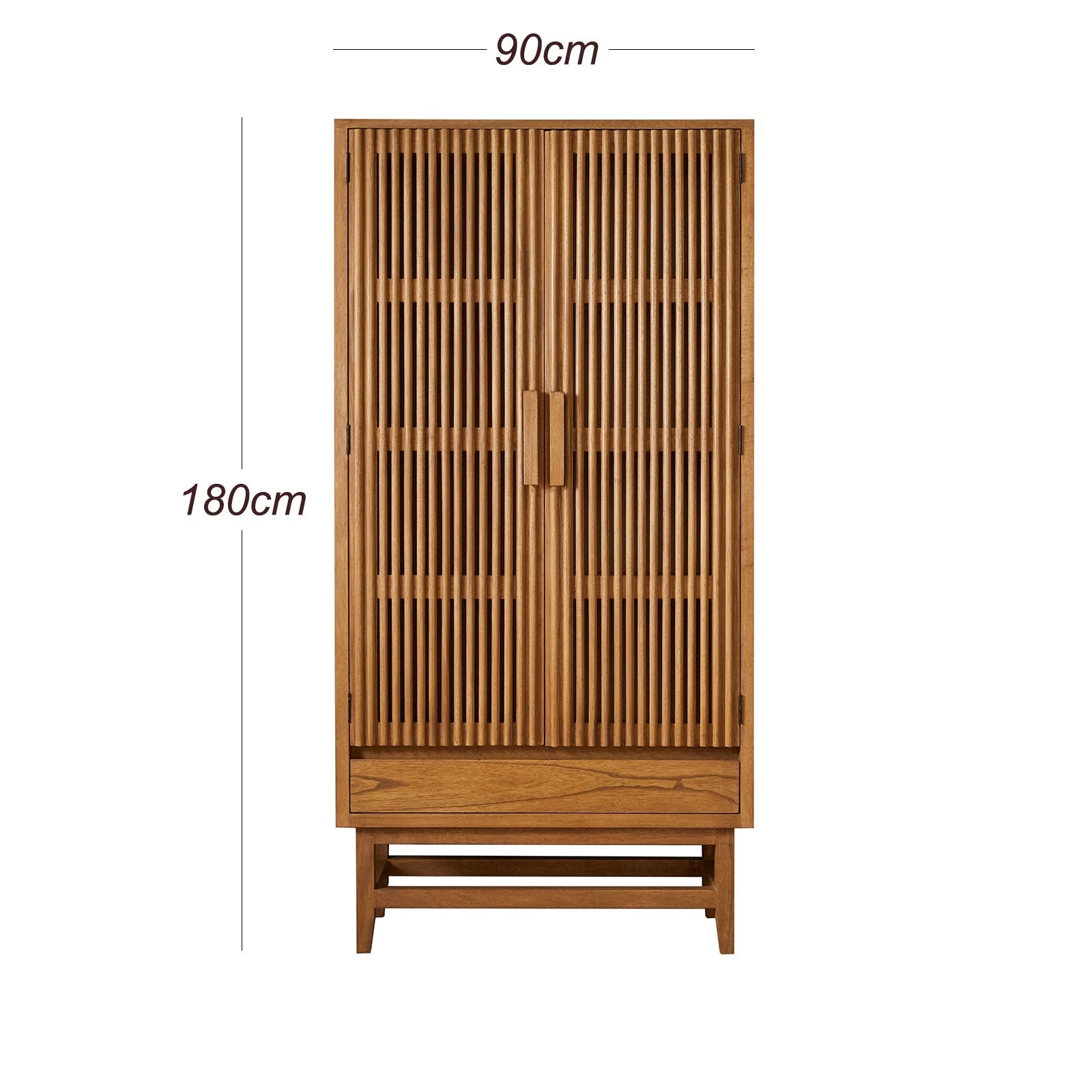 Melia Light Oak Wardrobe with Drawers - Image 8